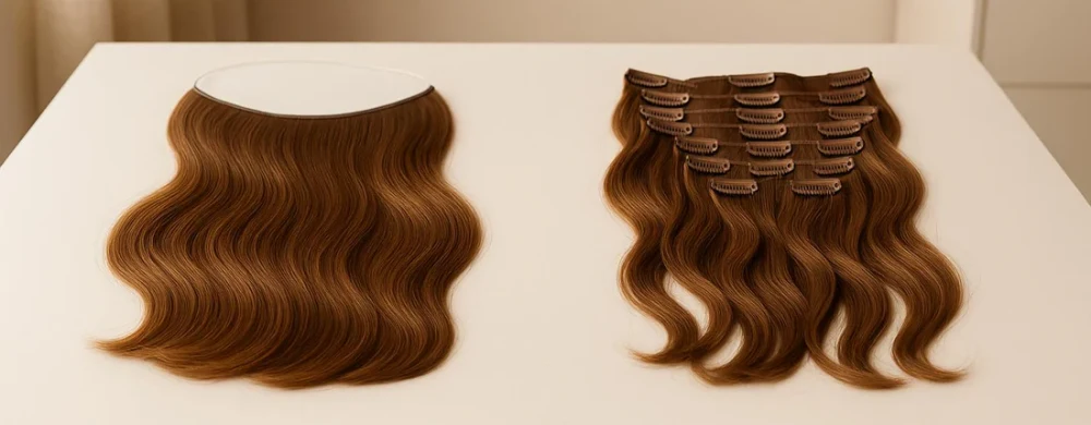 clip in vs halo extensions​