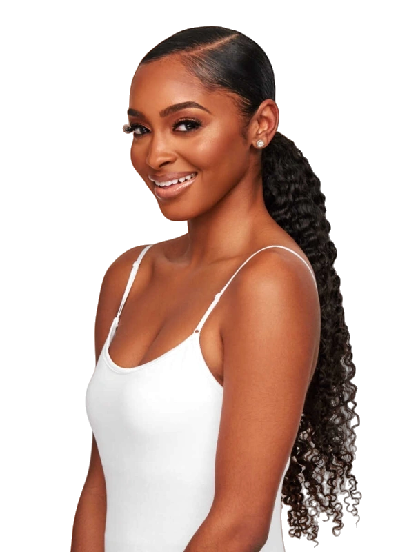 curly ponytail extension