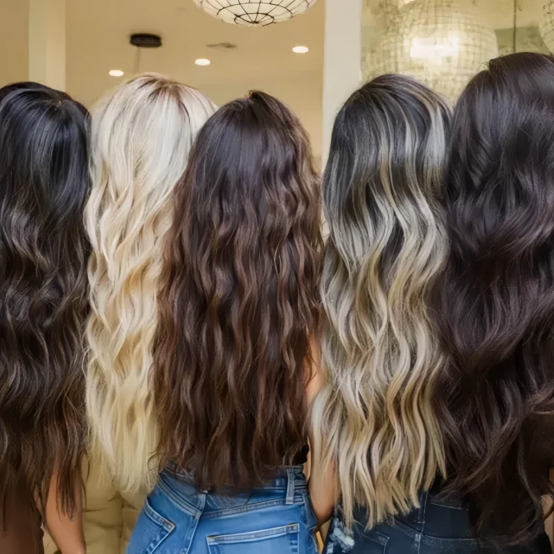 hand tied hair extensions cost