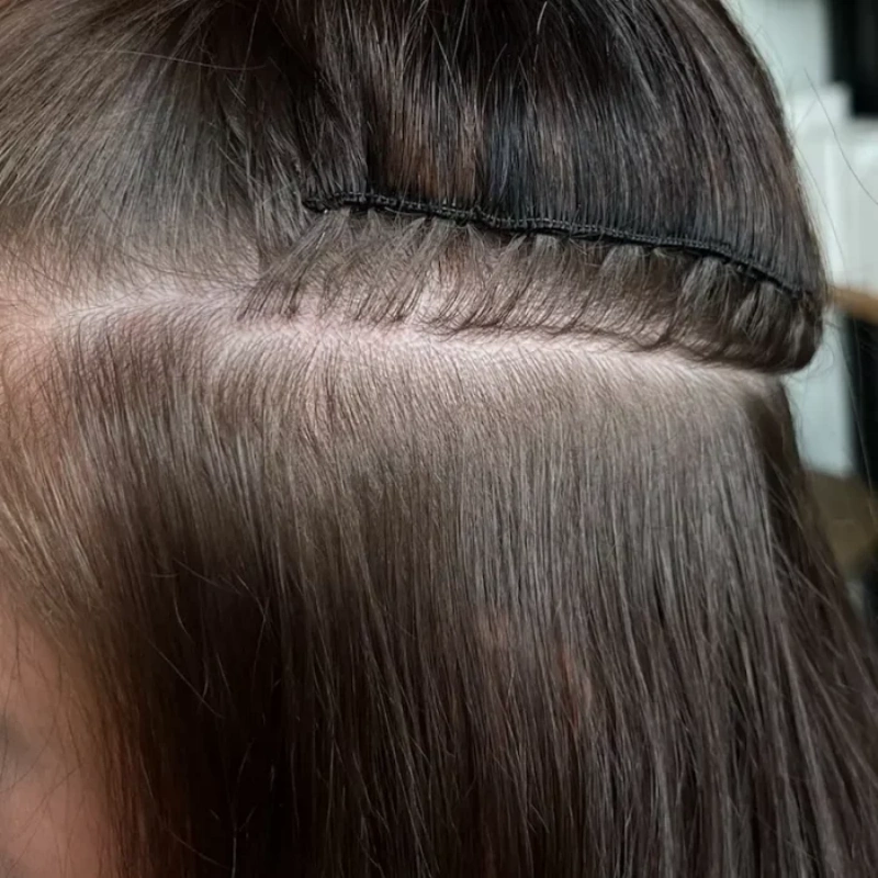 hand tied hair extensions for thin hair