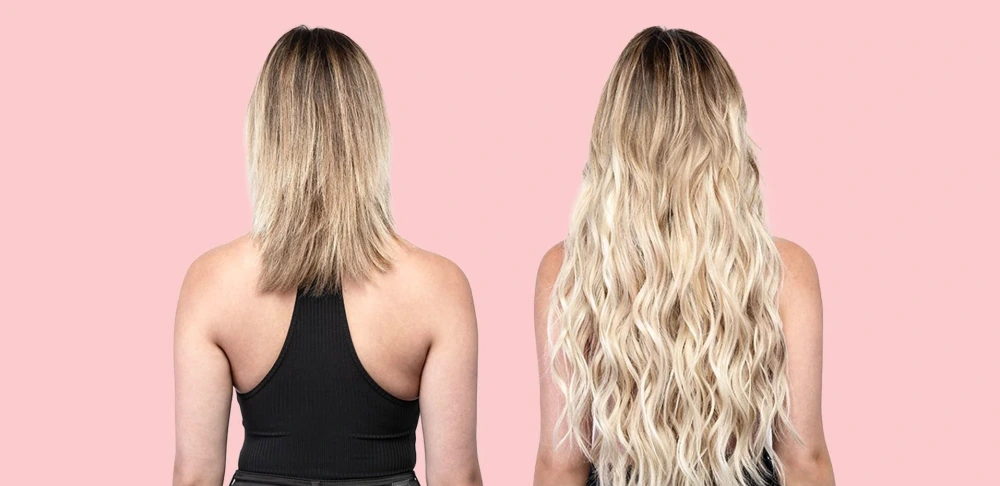 hand tied wefts