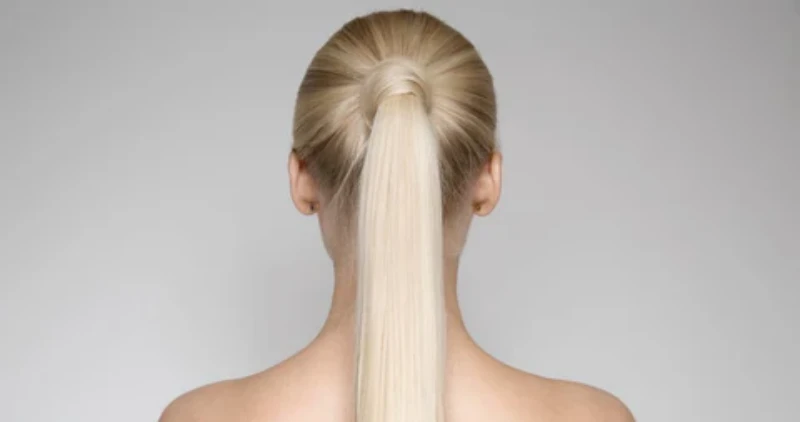6 Trendy Wrapped Ponytail Hairstyles 1 high hair wrapped ponytail