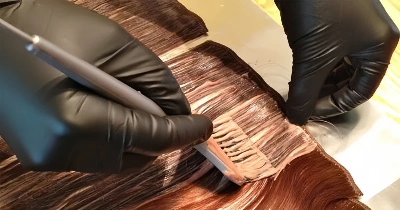 how to dye hair extensions