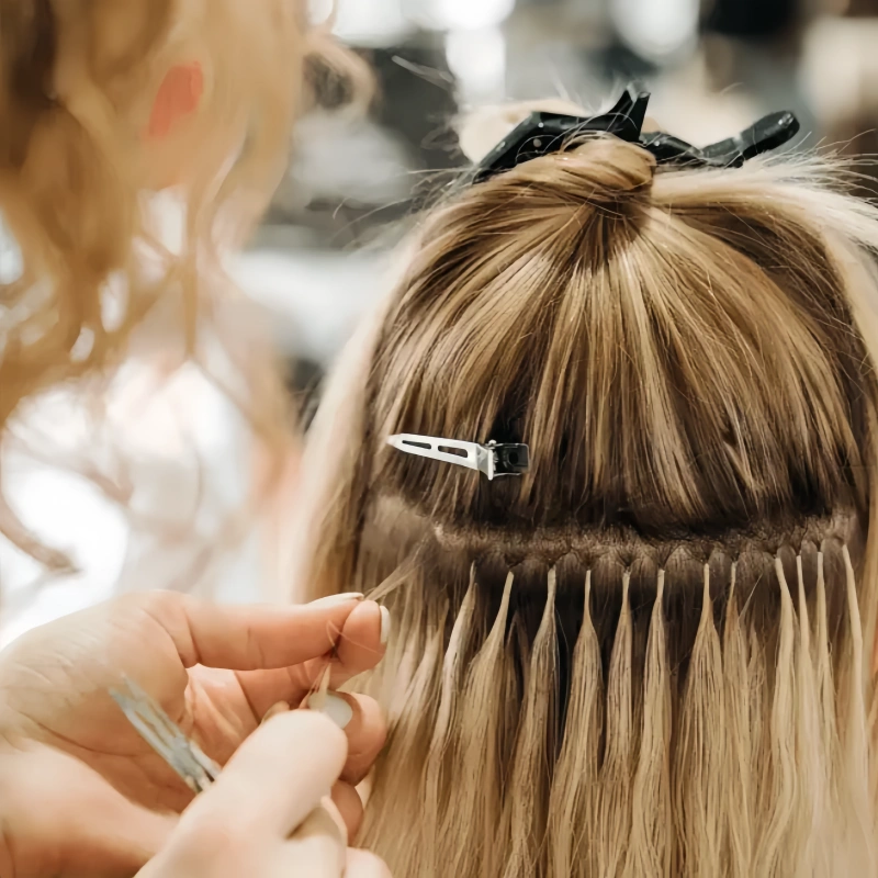 how to remove keratin hair extensions