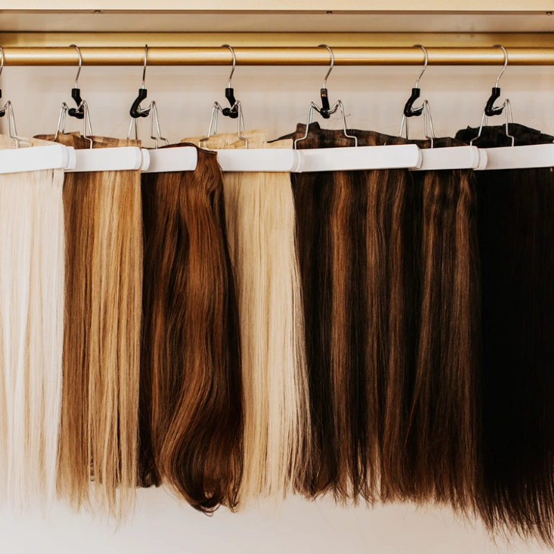 how to store clip in hair extensions