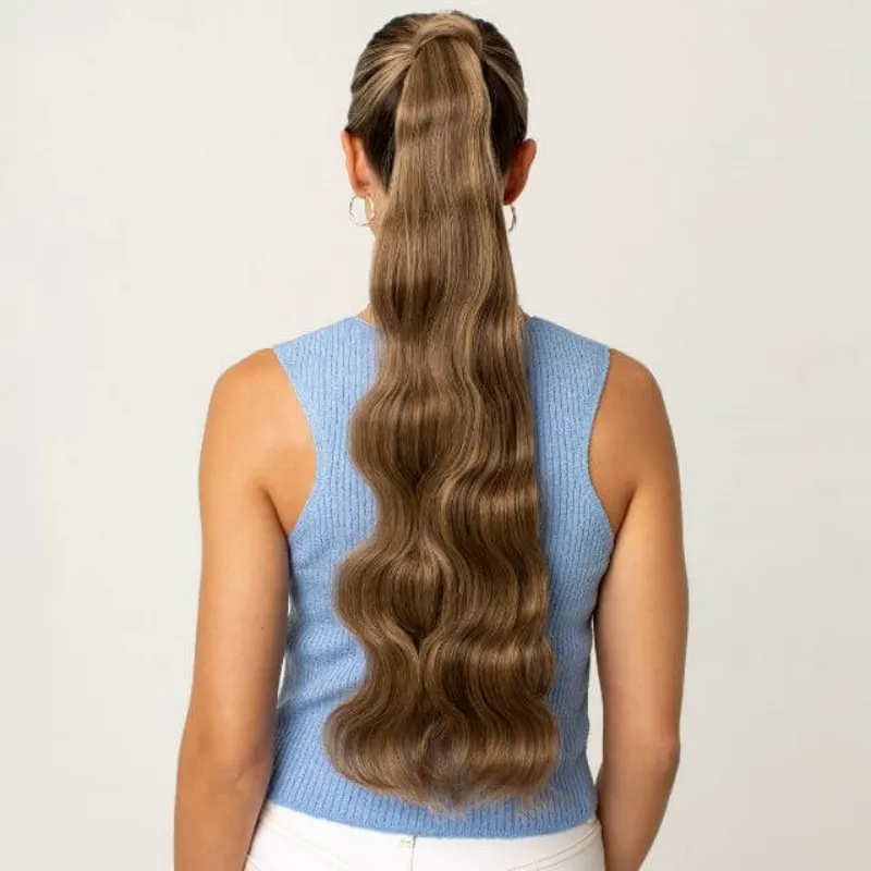 how to wash a drawstring ponytail