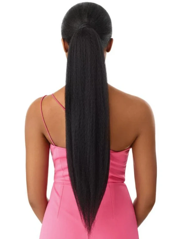 kinky straight wrap ponytail