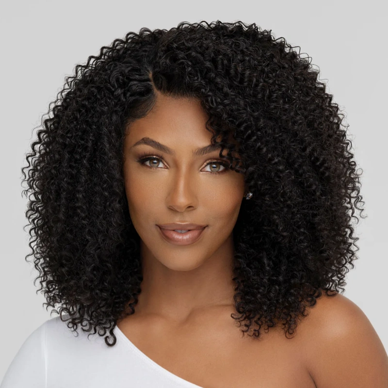 kinky wavy hair extensions