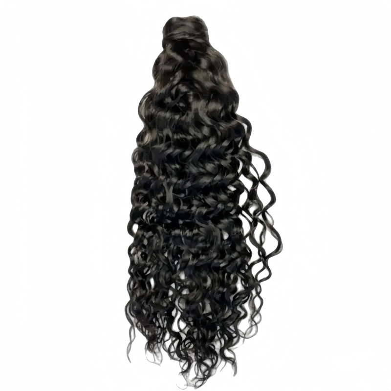 long curly ponytail extension