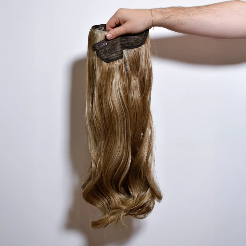 long wavy clip in hair extensions