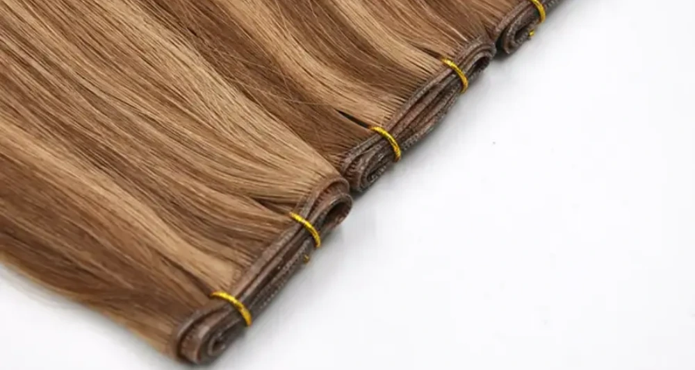 Weft Hair Extensions Pros and Cons 2 machine wefts