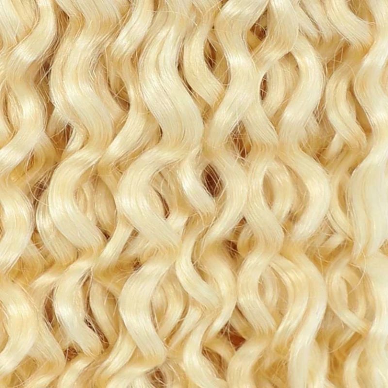 platinum blonde curly hair extensions