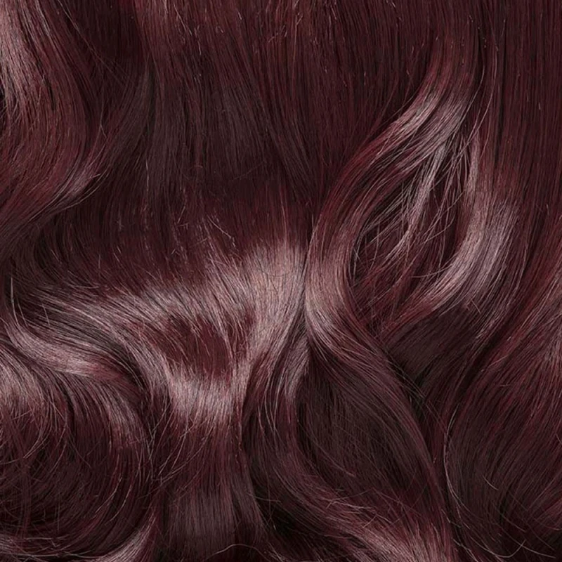 plum red hair extensions