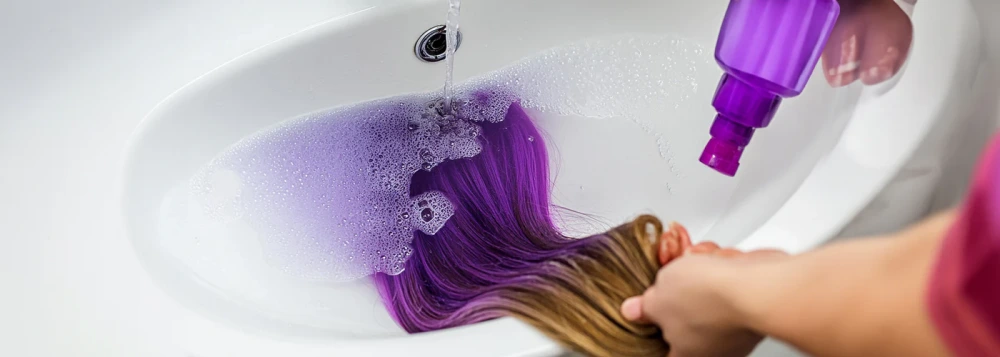 purple shampoo myths for hair extensions