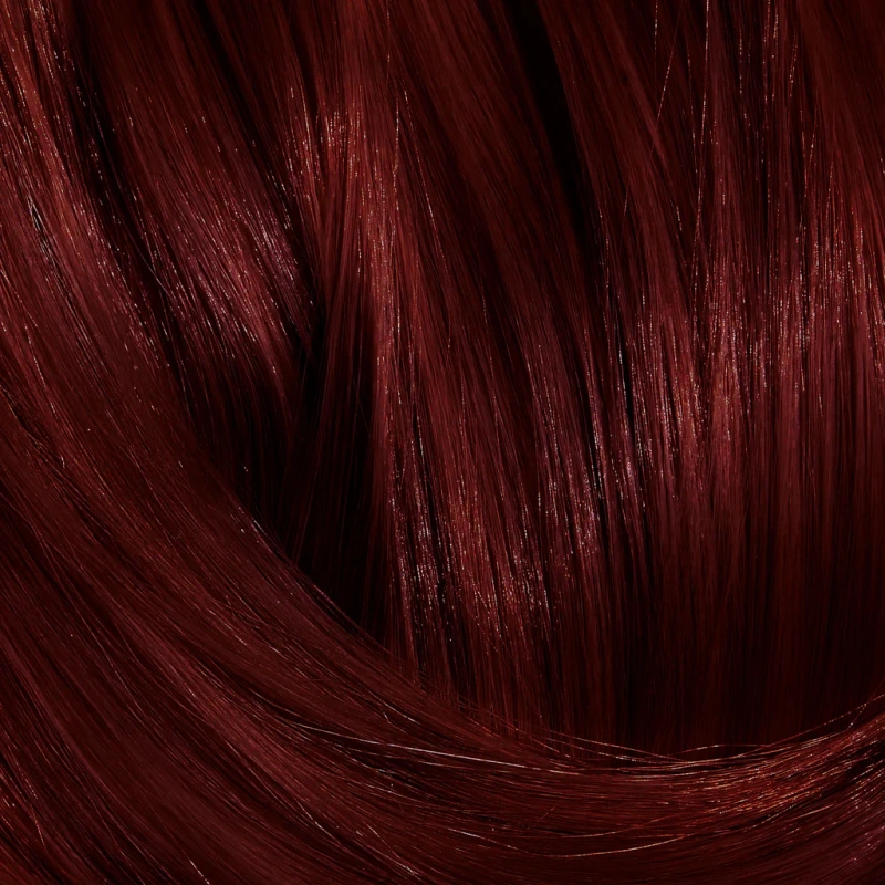 red drawstring ponytail