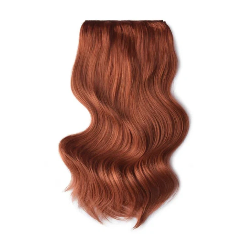 red hair extensions sew in