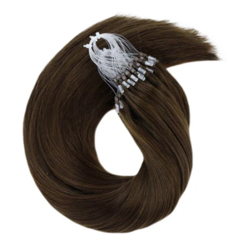 straight micro link hair extensions