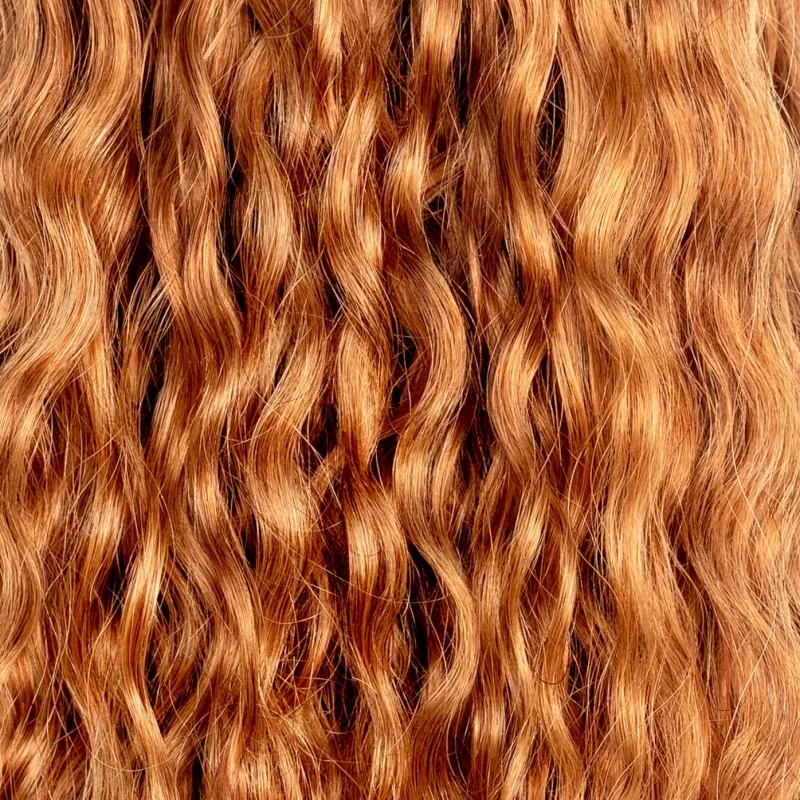 strawberry blonde curly hair extensions