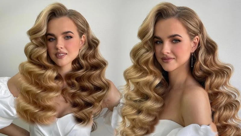 voluminous hollywood waves
