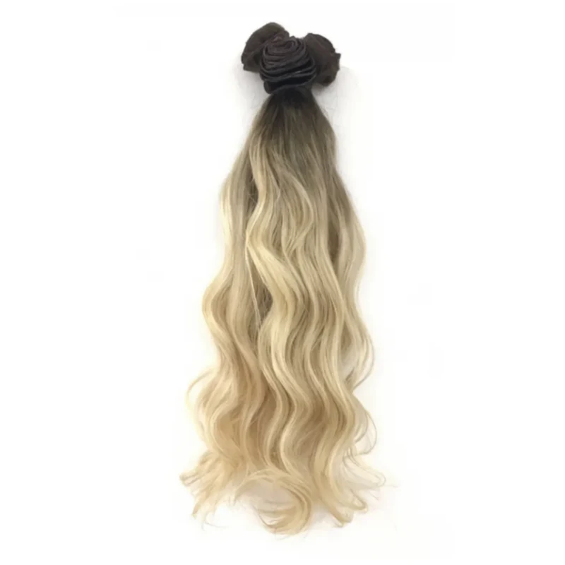 wavy balayage hair extensions
