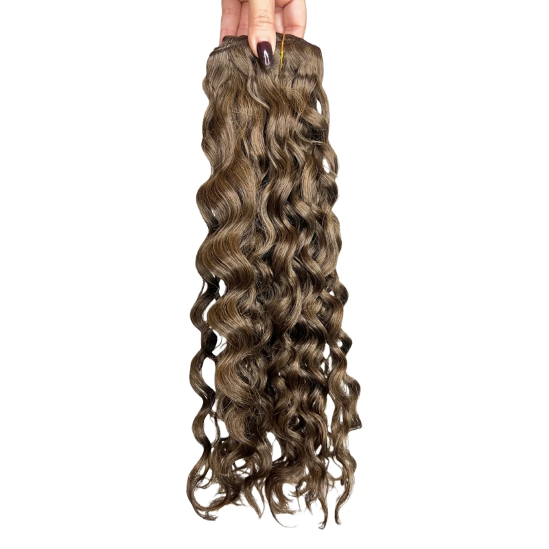 wavy curly clip in hair extension