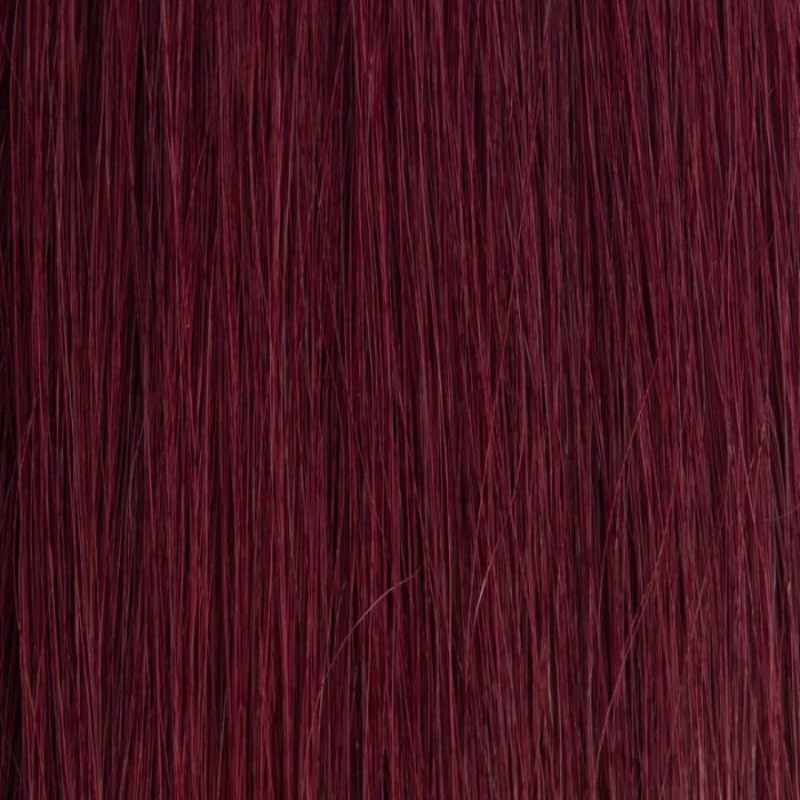 wine red hair extensions