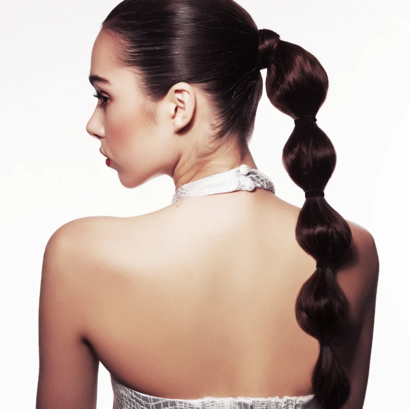 wrapped ponytail hairstyles