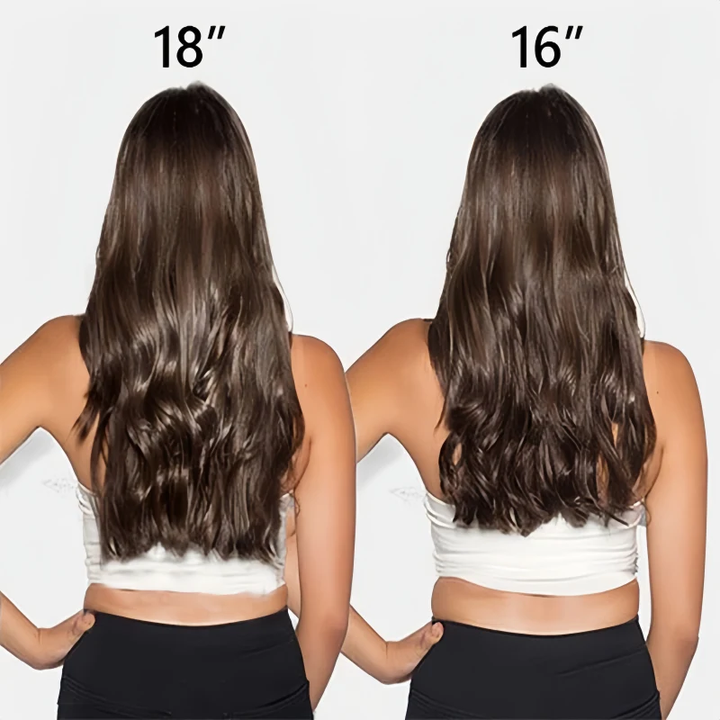 16 vs 18 inch hair extensions