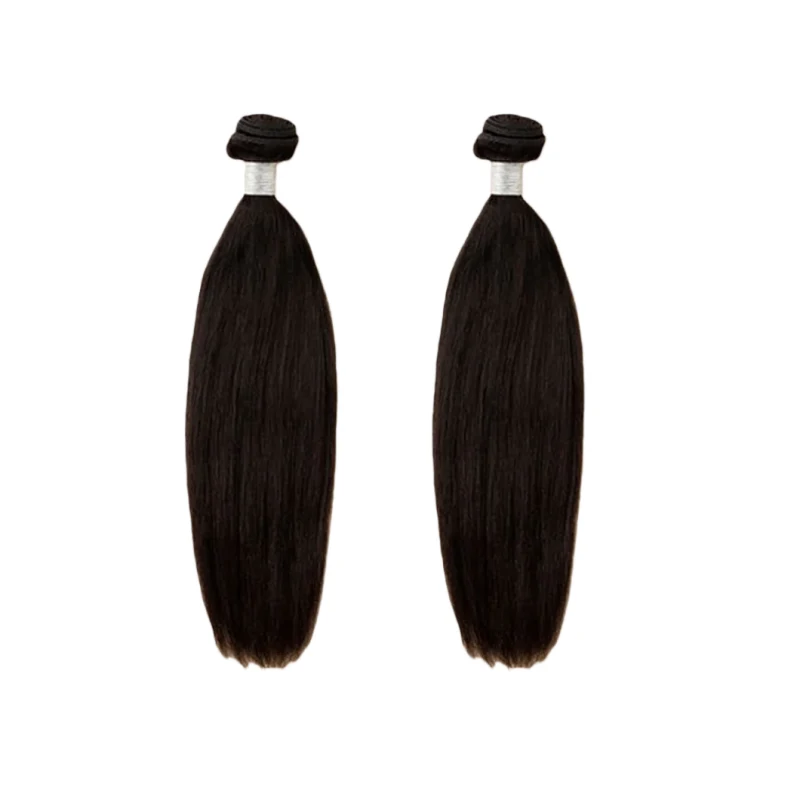 2 bundles of straight hair