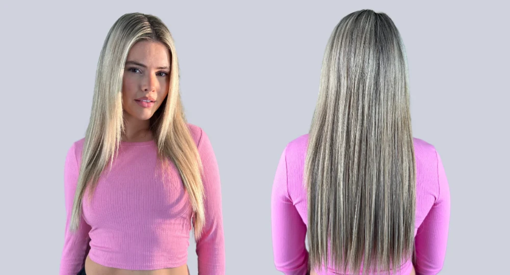 12 Inch vs 14 Inch Hair Extensions: Find Your Perfect Match 1 blend with natural hair