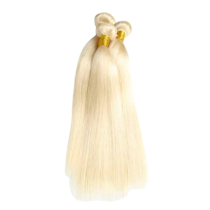 blonde straight hair bundles