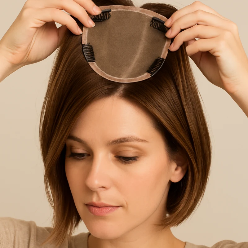 can you wear a topper with short hair