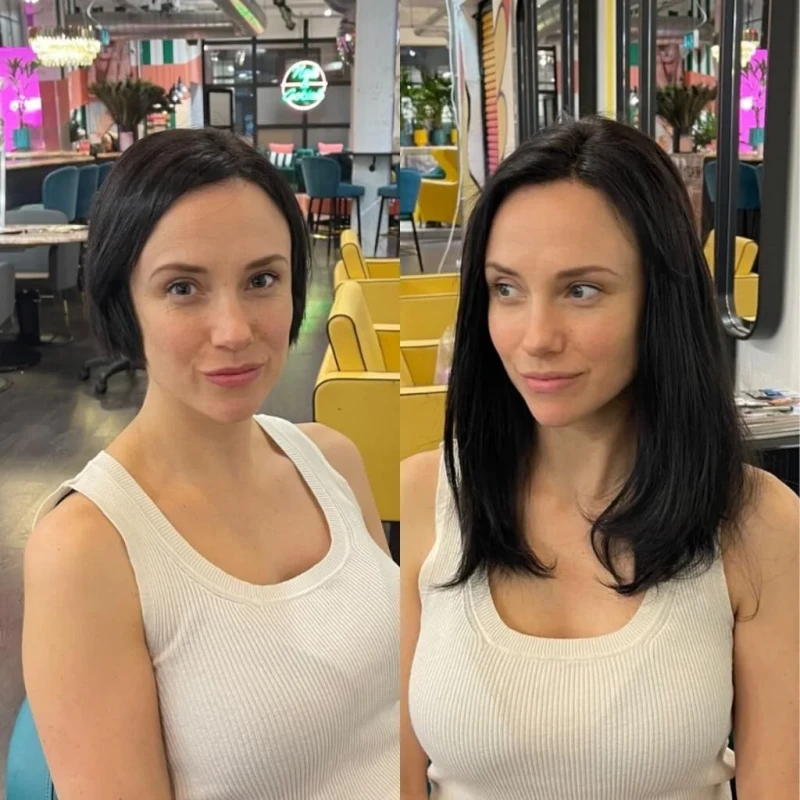 how long does your hair have to be for extensions
