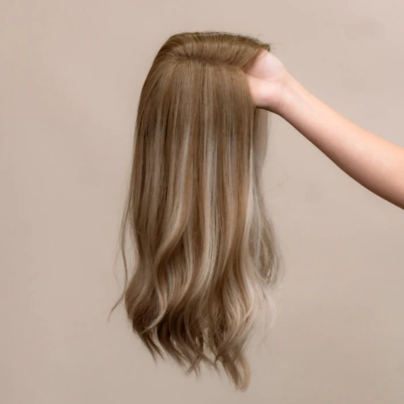 how to air dry a human hair topper