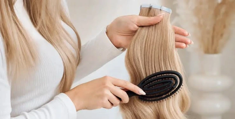 Hair Extension Aftercare Guide: How to Care for Hair Extensions 2 how to brush and detangle hair extensions