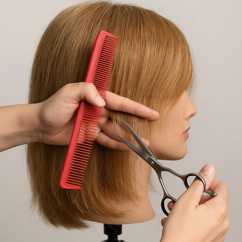 how to cut a hair topper