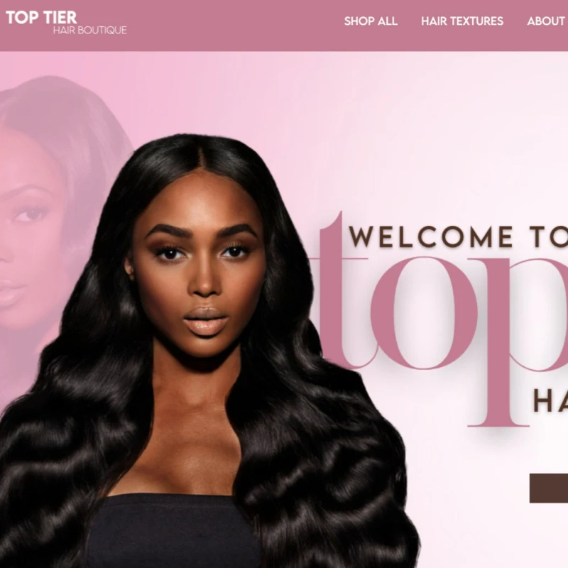how to make a hair website