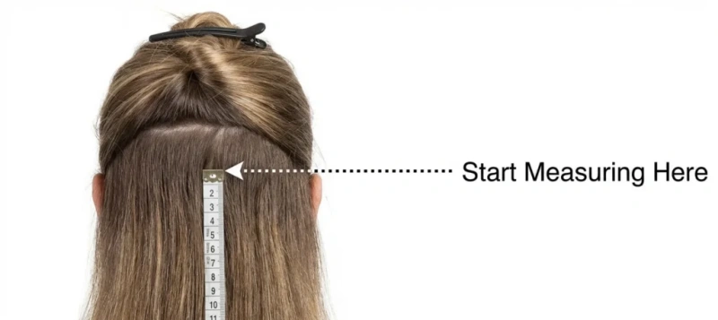 22 vs 24 Inch Hair Extensions: Which Length Is Better? 3 how to measure length before you order hair extensions