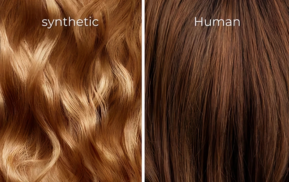 Simple Guide to Hair Extensions for Length and Volume 2 human hair vs synthetic