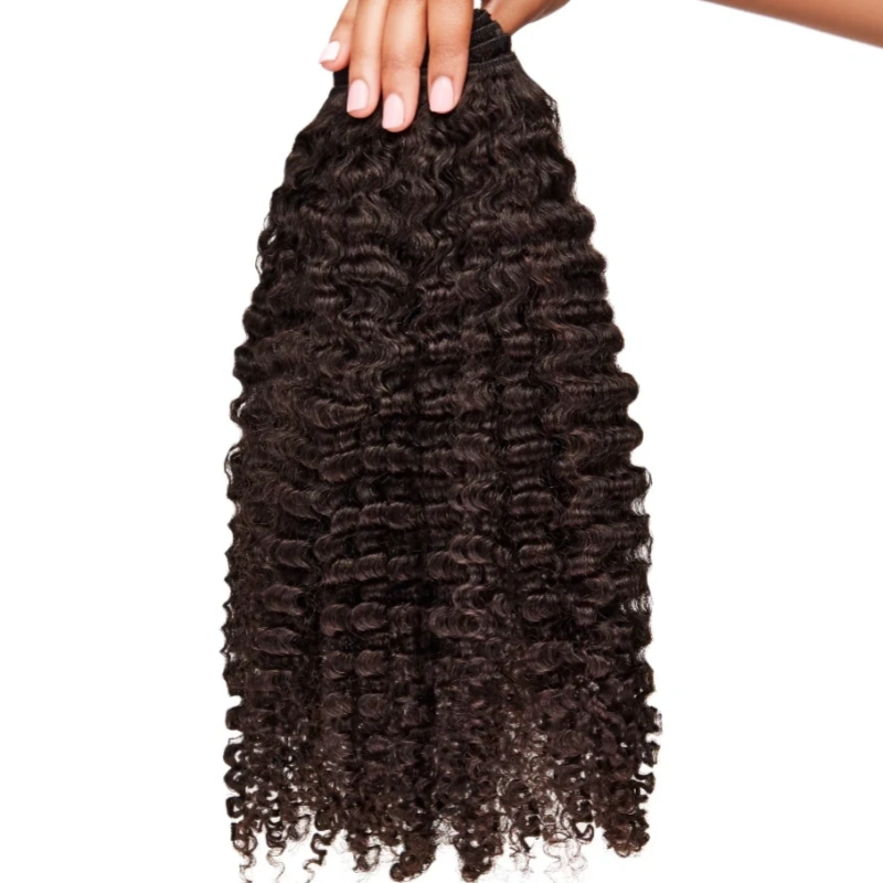 kinky curly human hair bundles