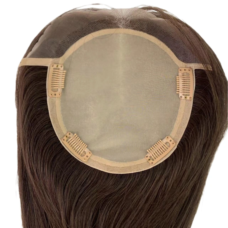 lace front silk top topper