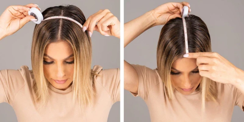 How to Measure for a Hair Topper? 1 measure for hair topper selection