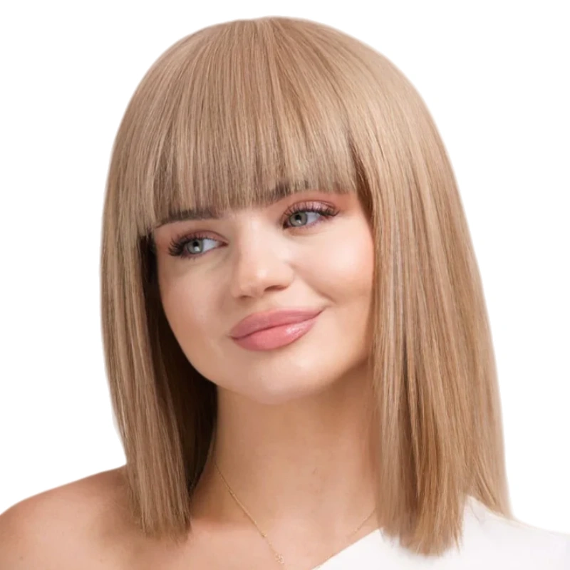 remy hair wigs with bangs