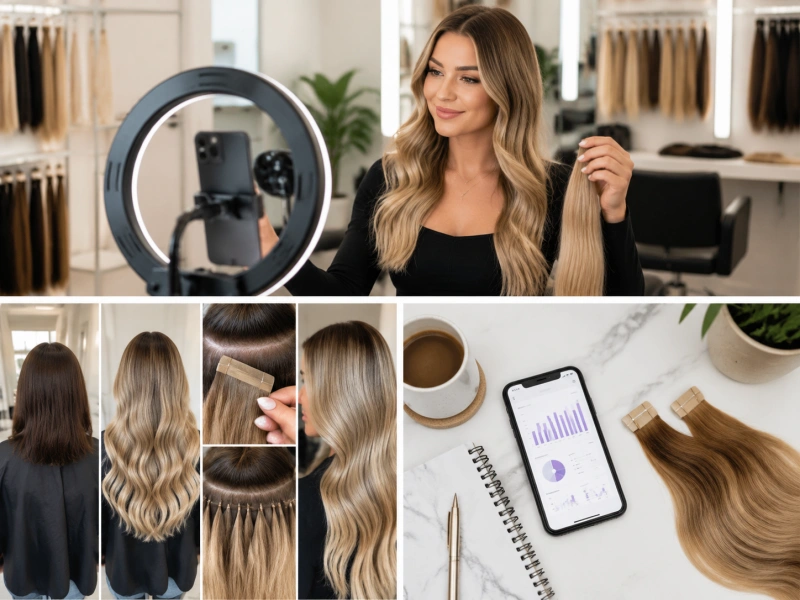 Instagram Marketing for Hair Extension Salons: Reels, Captions, Hashtags & Bookings 2 six content pillars for hair extension salons