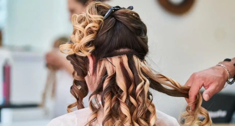 styling weft hair extensions