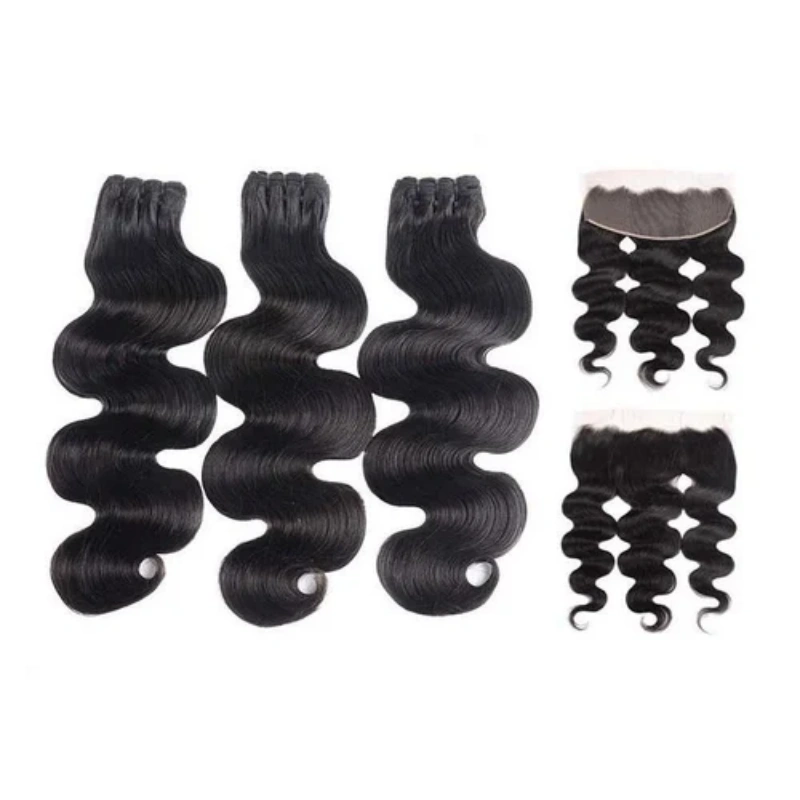 virgin hair bundles with frontal