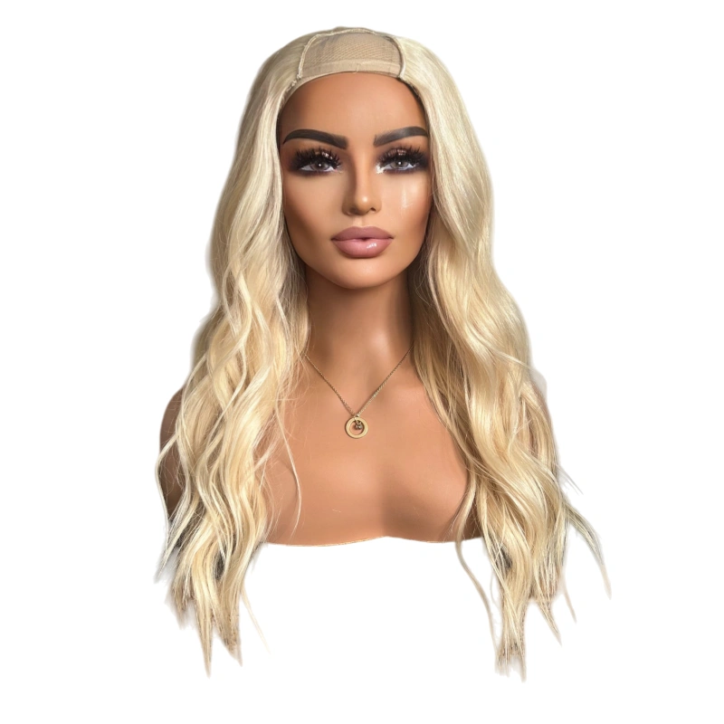 blonde v part wig