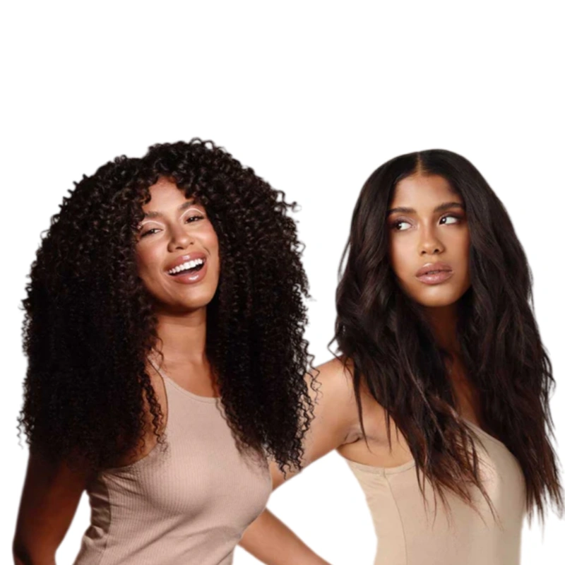 can you straighten curly hair extensions
