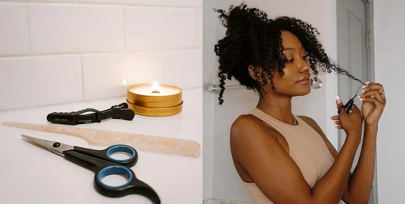 How to Cut Curly Hair Extensions With Salon Techniques? 2 essential tools for cutting curly hair at home