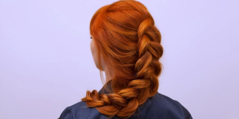 10 Quick Hairstyles with Halo Extensions for Fine Hair 3 french braid